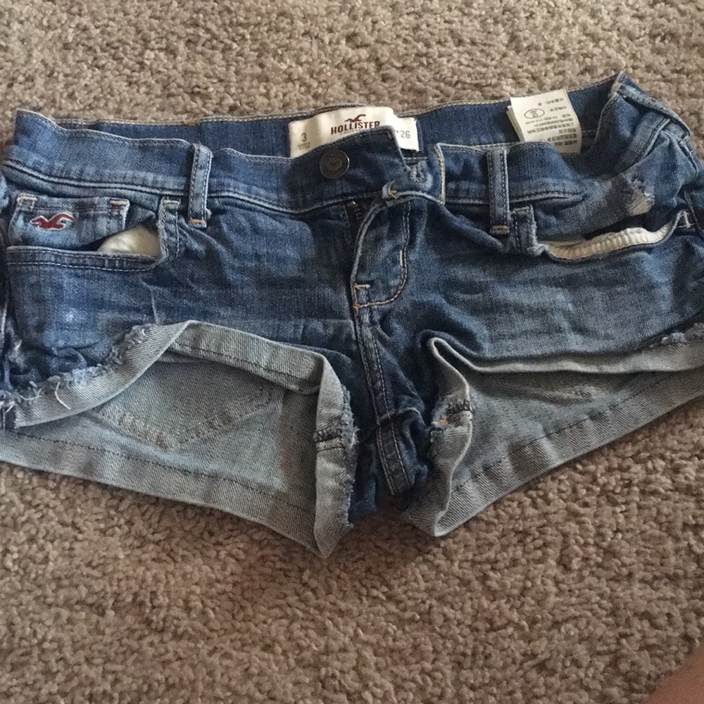 Hollister jean shorts
